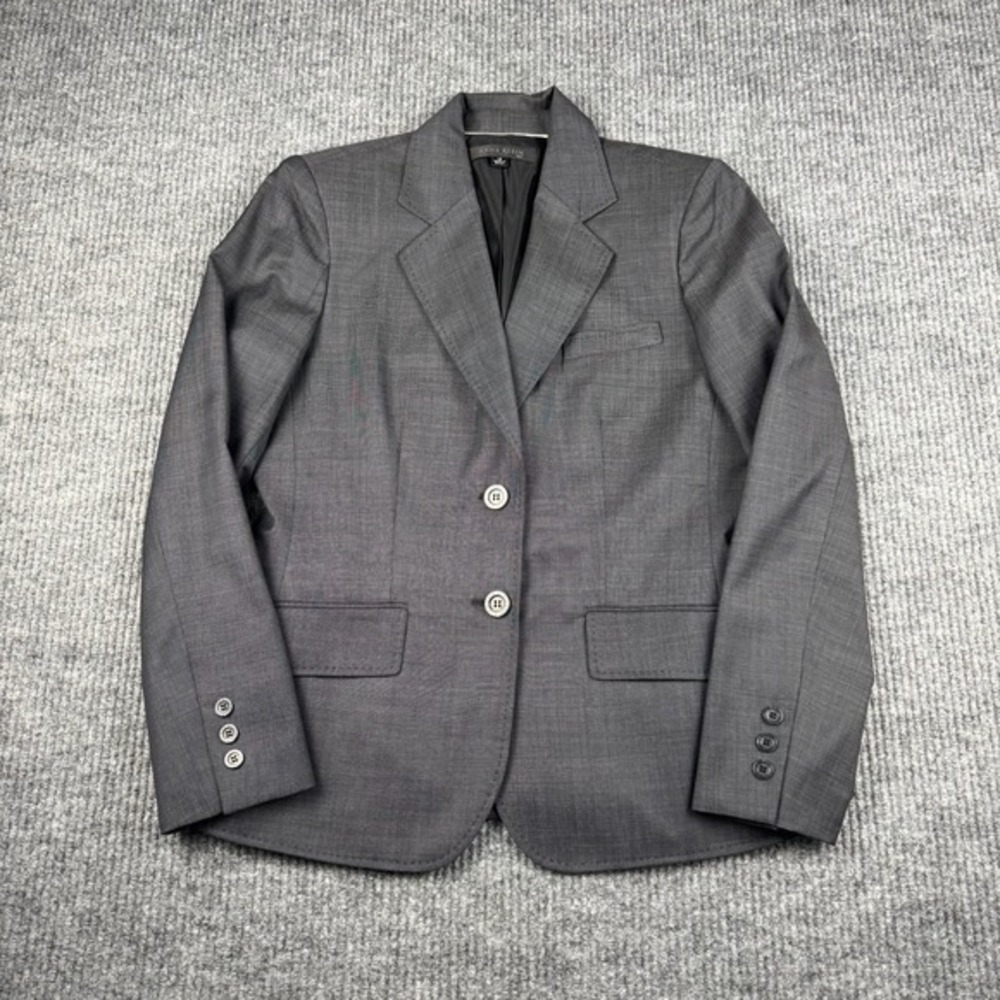 Anne‎ Klein Suit Blazer Womens 12 Wool Blend Tailored Power Suit Career Chic